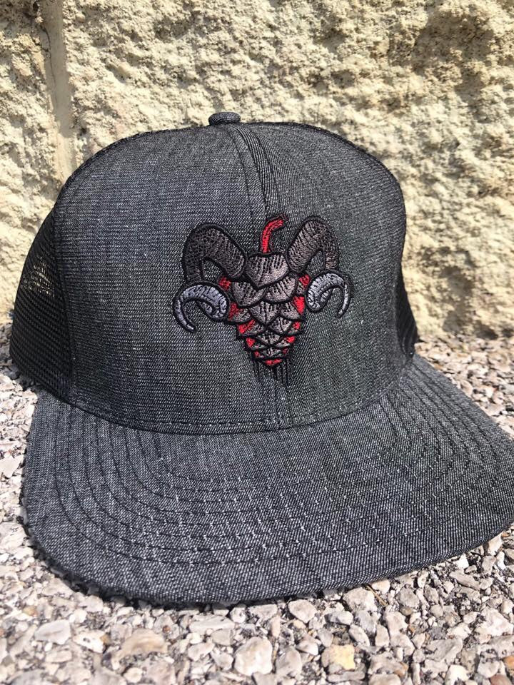 Hop demon snap back trucker hat